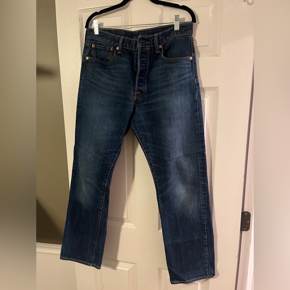 Levi’s 501 Blue Denim Jeans 33x32